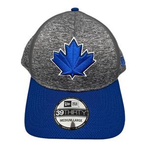 New‎ Era 39thirty Toronto Blue Jays Gray/Blue Flex Fit Men's Sz Med-Large NWT